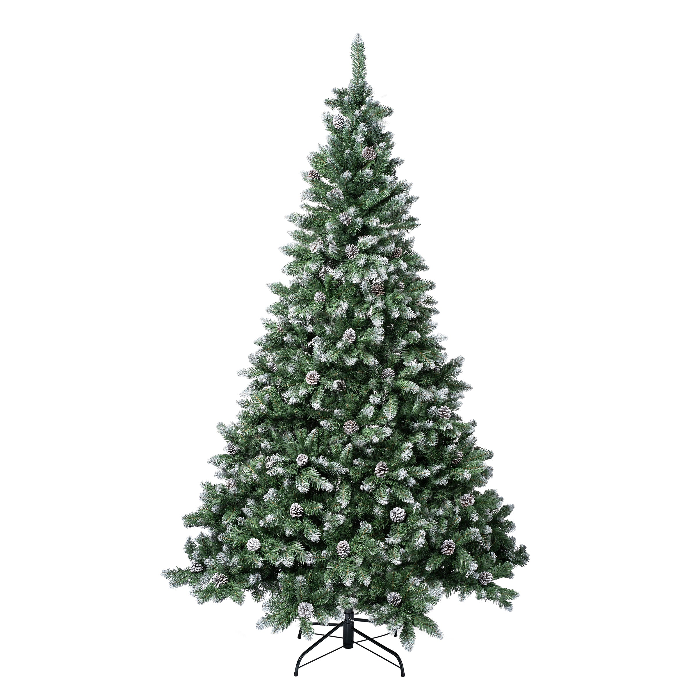 National Tree Company 6 ft. Oakley Hills Snow Tree - Gallery 2