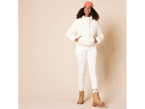 Amazon Essentials Women's LACE UP Puffer Boot