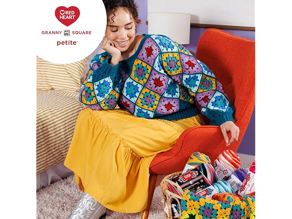 Red Heart Red Heart All in One Granny Square - Gallery 5