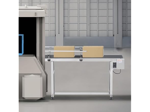 Length 59-Inch Belt Conveyor, Width 15.7-Inch
