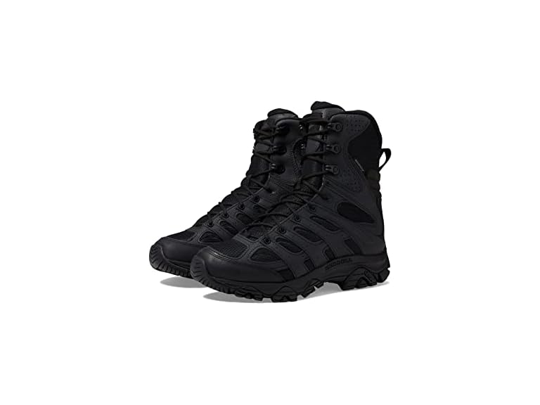Men's Moab 3 8" Zip Military Leather Work Boots