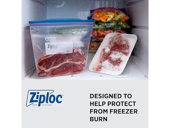 Ziploc Ziploc 696187 Double Zipper Freezer