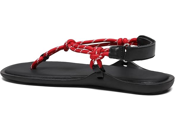 Molozoey Red Rope flats sandals