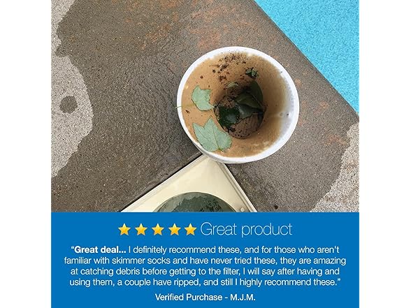 Value Brite Pool Skimmer Socks