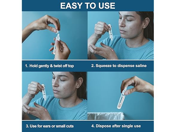 Saline Ampoules 20ct