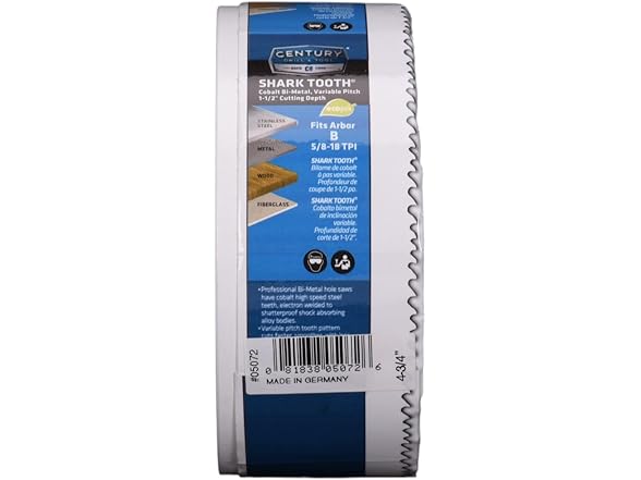 Century 5072 Bi Metal Hole Saw