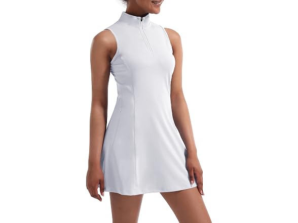 Cugoao Women (L) Tennis Dress Golf Pockets Shorts