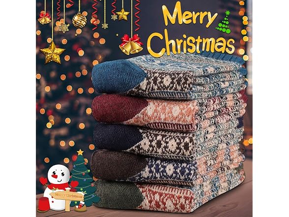 Heatuff Women (OS) Winter Wool Socks Soft Socks