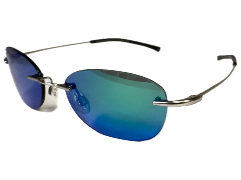 Maui Jim Unisex Aki Aki Polarized Rimless Sunglasses - Gallery 7