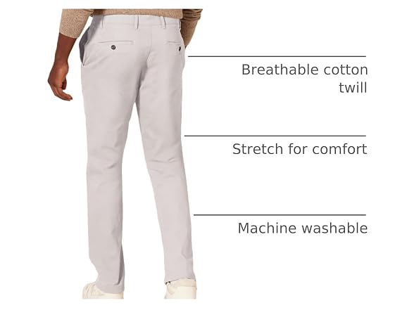 Amazon Essentials Men Slim-fit Casual Stretch
