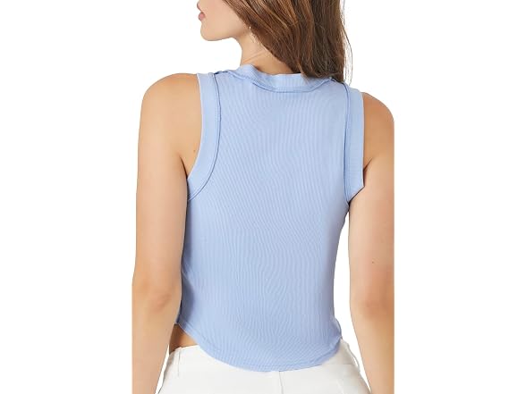Forever 21 Cropped Curved-hem Tank Top