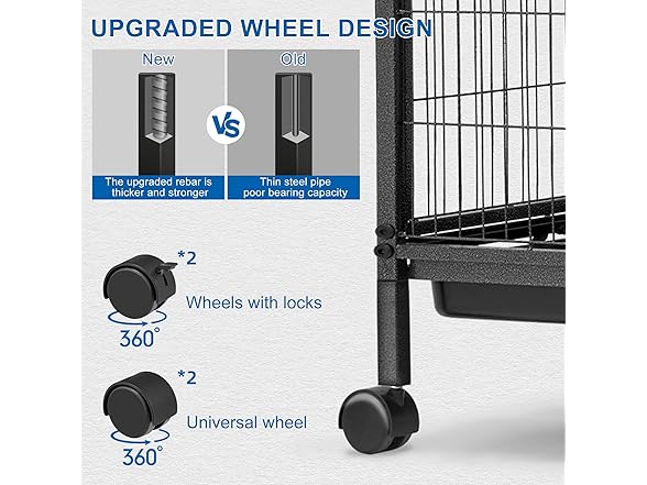 50''H Metal Small Animal Cage