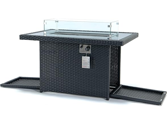 LeisureMod Mace Fire Pit Table