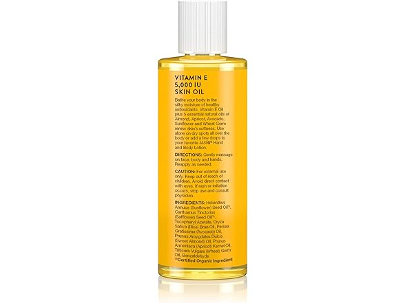 JASON Vitamin E 5,000 IU All Over Body Nourishment Oil, 4 oz.