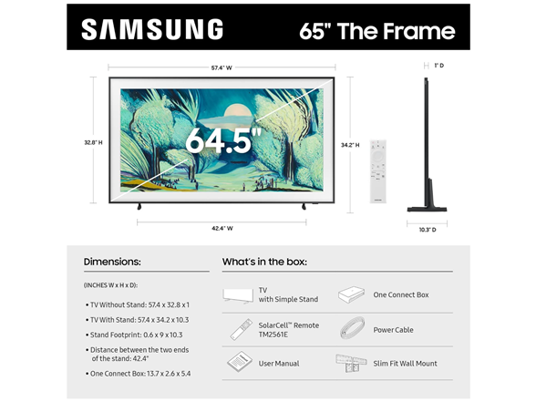 (NEW) Samsung "The Frame" LS03F (2025 Model)