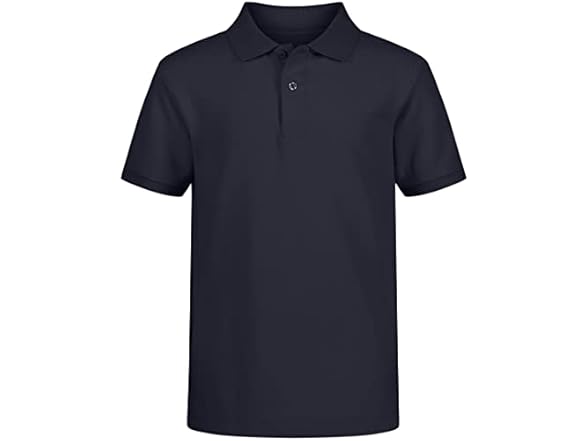 IZOD Boys' School Uniform S/S Pique Polo
