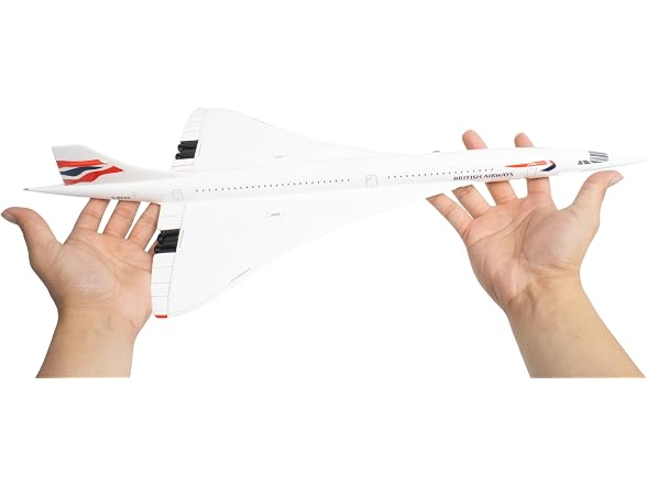 SkyMarks Elite British Airways Concorde 1/100 Scale Model