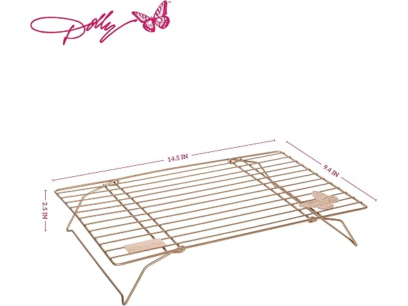 Dolly Parton Butterfly Cooling Rack in Blush 