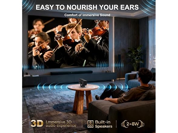 Polaring 1080 Mini Projector