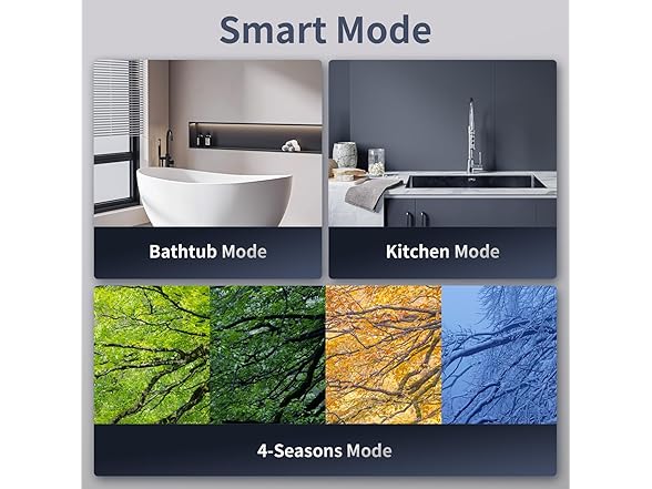 Ranein Natural Gas Tankless Water Heater, Indoor Max 4.3 GPM, 100,000 BTU Instant Hot Water Heater (Open Box)