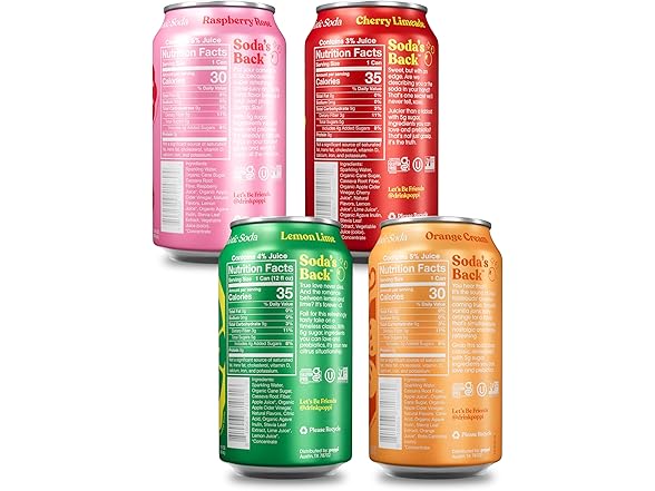 12PK Poppi Sparkling Prebiotic Soda Beverage Variety Pack