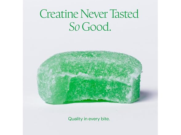 Create Creatine Gummies Sour Green Apple
