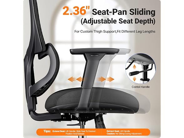 Jacia 400lb Mesh Office Chair - Black