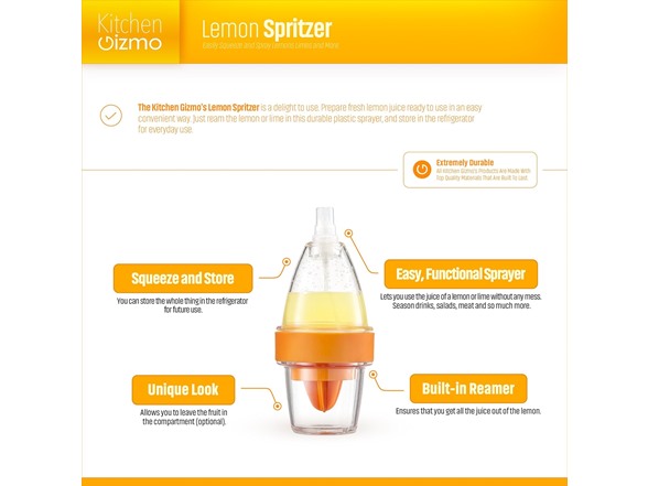 Kitchen Gizmo KG-LS1 Citrus Spritzer (2 Pack)