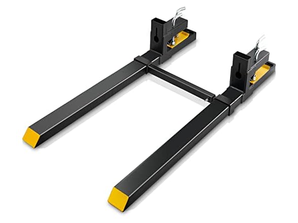 Pallet Forks, 4000 lbs Clamp on Pallet Forks