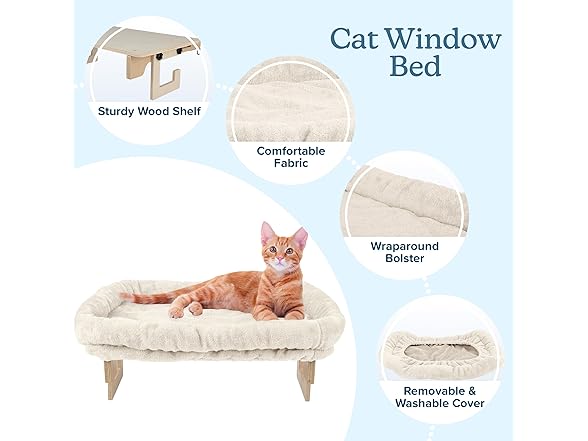 PETMAKER Cat Bed for Window Sill