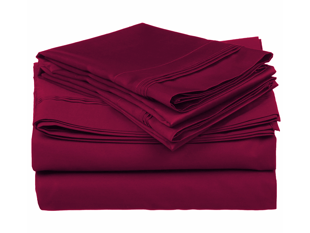 650 Thread Count Egyptian Cotton Solid Sheet Set - Gallery 20