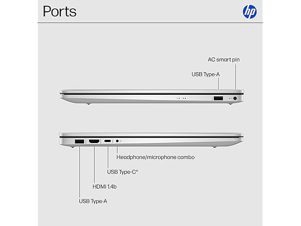 HP 17.3" FHD Intel Core 3 100U Laptop