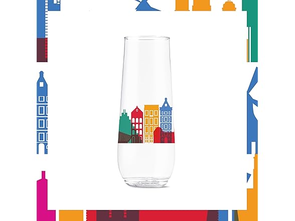 TOSSWARE 9oz Europe Plastic Flute 6Pk