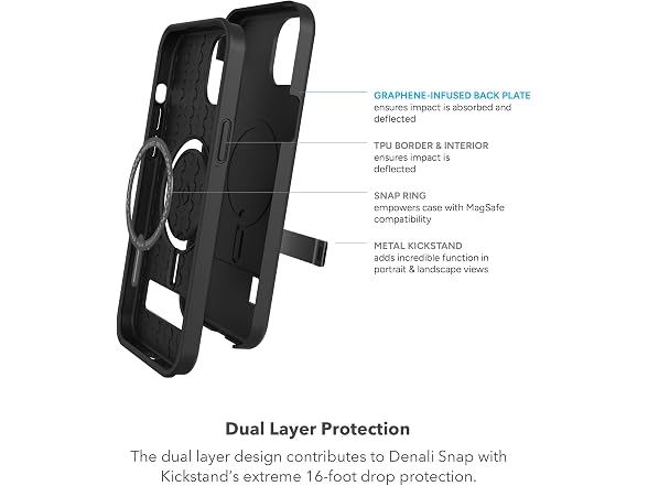 ZAGG Denali Snap iPhone 15 Plus/ 14 Plus