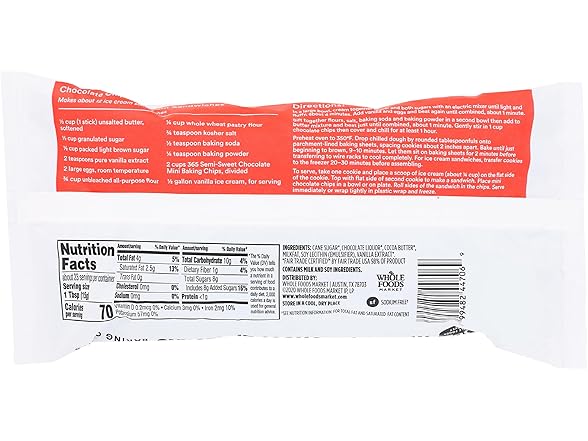 365 WFM Mini Semi Sweet Baking Chips 12oz