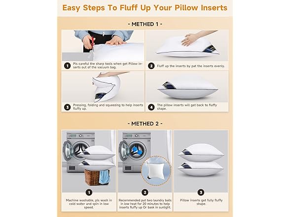 2 Pack 18"x18" Throw Pillow Inserts