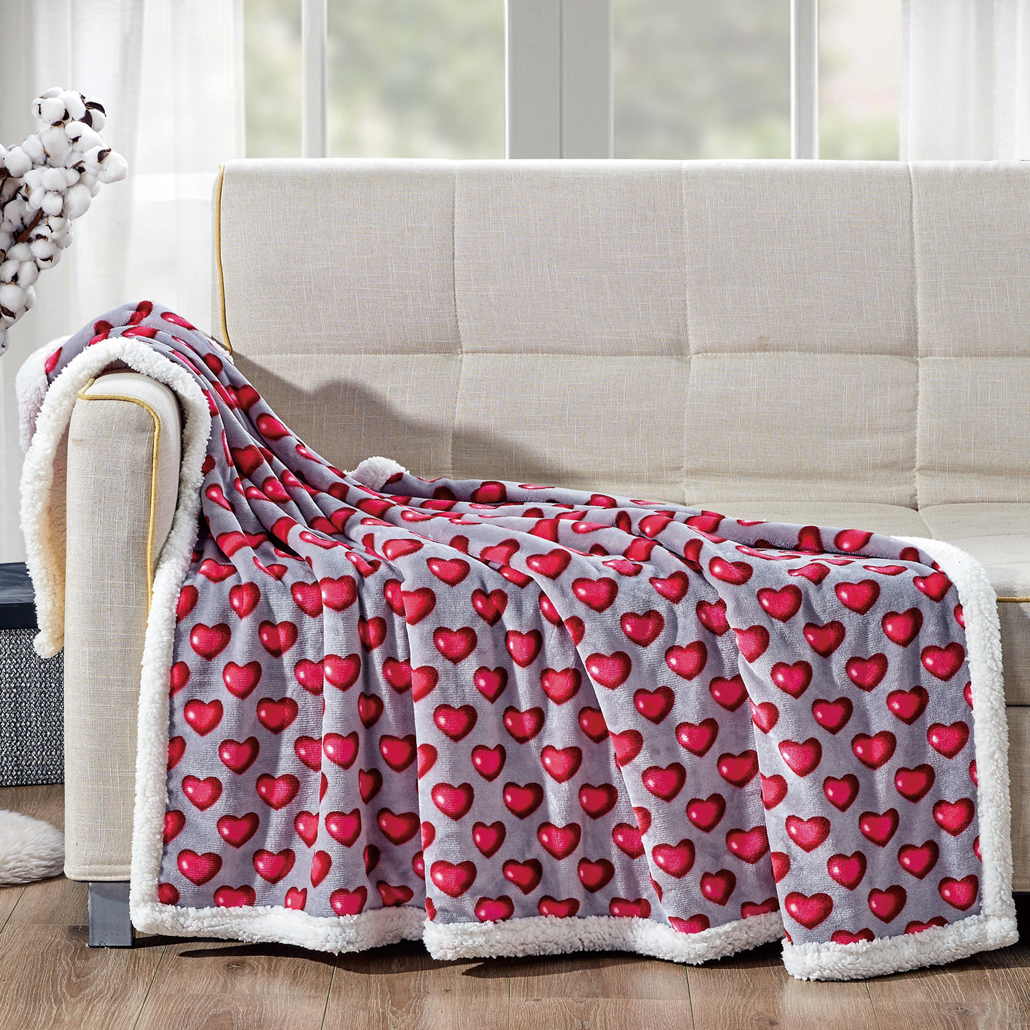 50 x 60 Romantic Roses Blanket - Gallery 4