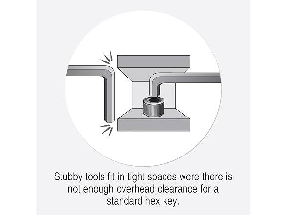 Bondhus 20599 0.050-3/8" & 1.5-10mm Hex Key2pk