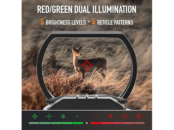 PINTY Reflex Red Dot Sight with Laser