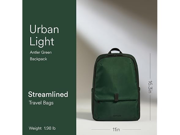 Antler - Urban Light Backpack Green