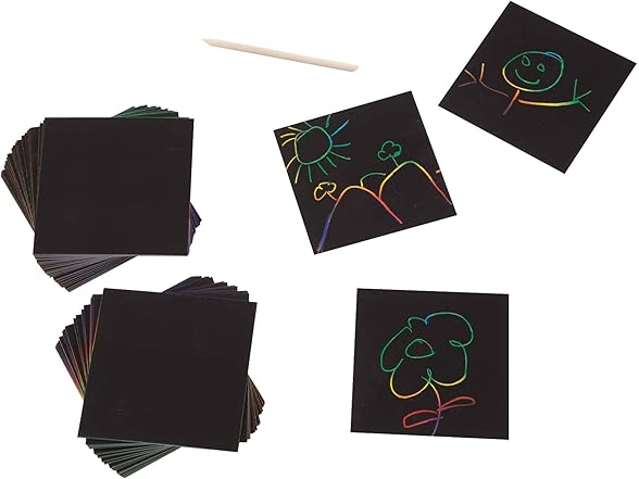 Melissa & Doug Scratch Art Rainbow Mini Notes