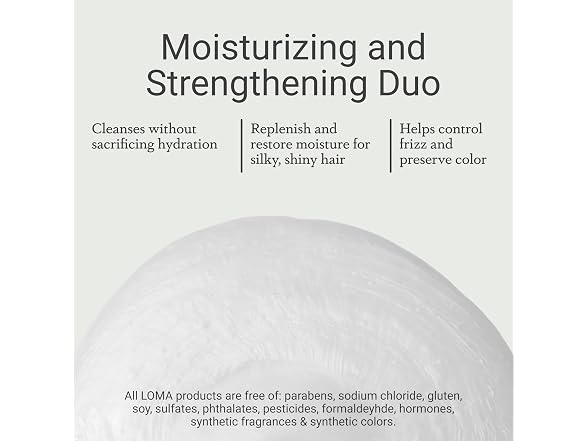 Shampoo, 12 oz & LOMA Moisturi