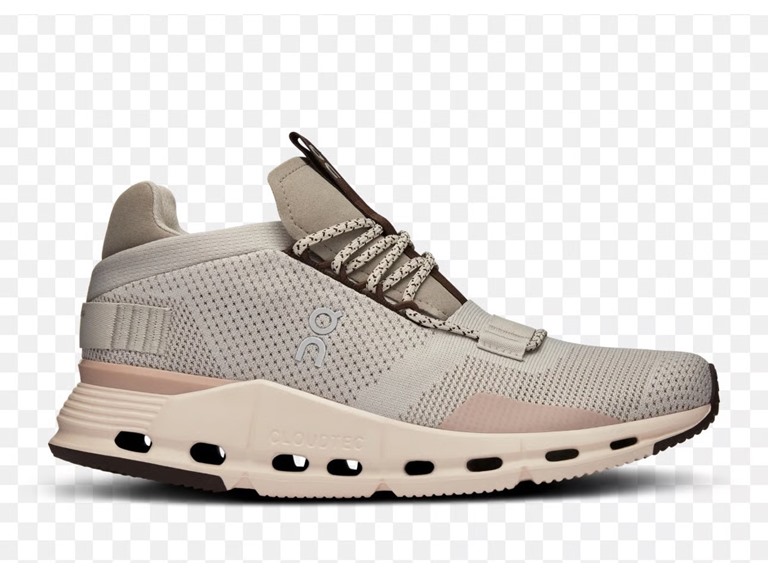 On Running Cloudnova Women's Shoes Pearl/Shell Size 10.5