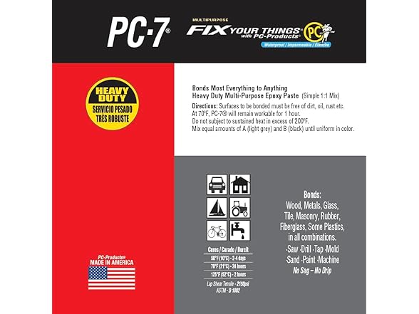 PC Products Epoxy Paste, 2 Pack