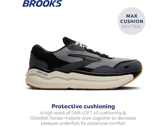 Brooks Womens Ghost Max Suede/Leather