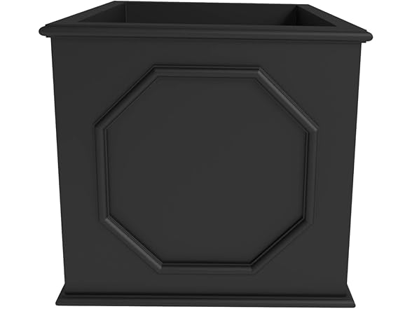 LeisureMod SP10BL Sprout Planter Black, 10.2"