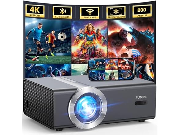 FUDONI 1080P Projector