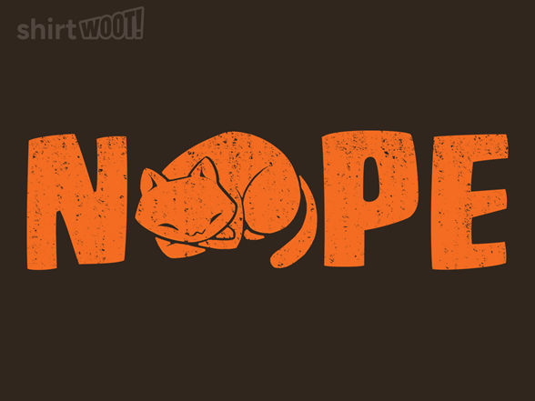 Nope Sleepy Cat