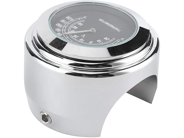 Akozon 1in 7/8in Handlebar Clock Thermometer Mount