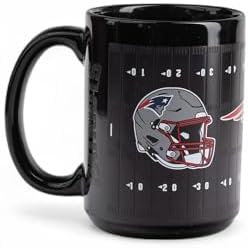The Memory Company Officially Licensed NFL 15 oz Color Changing Coffee Mug - Heat-Sensitive Team Logo Drinkware College Sports Fan Gift & Collectible